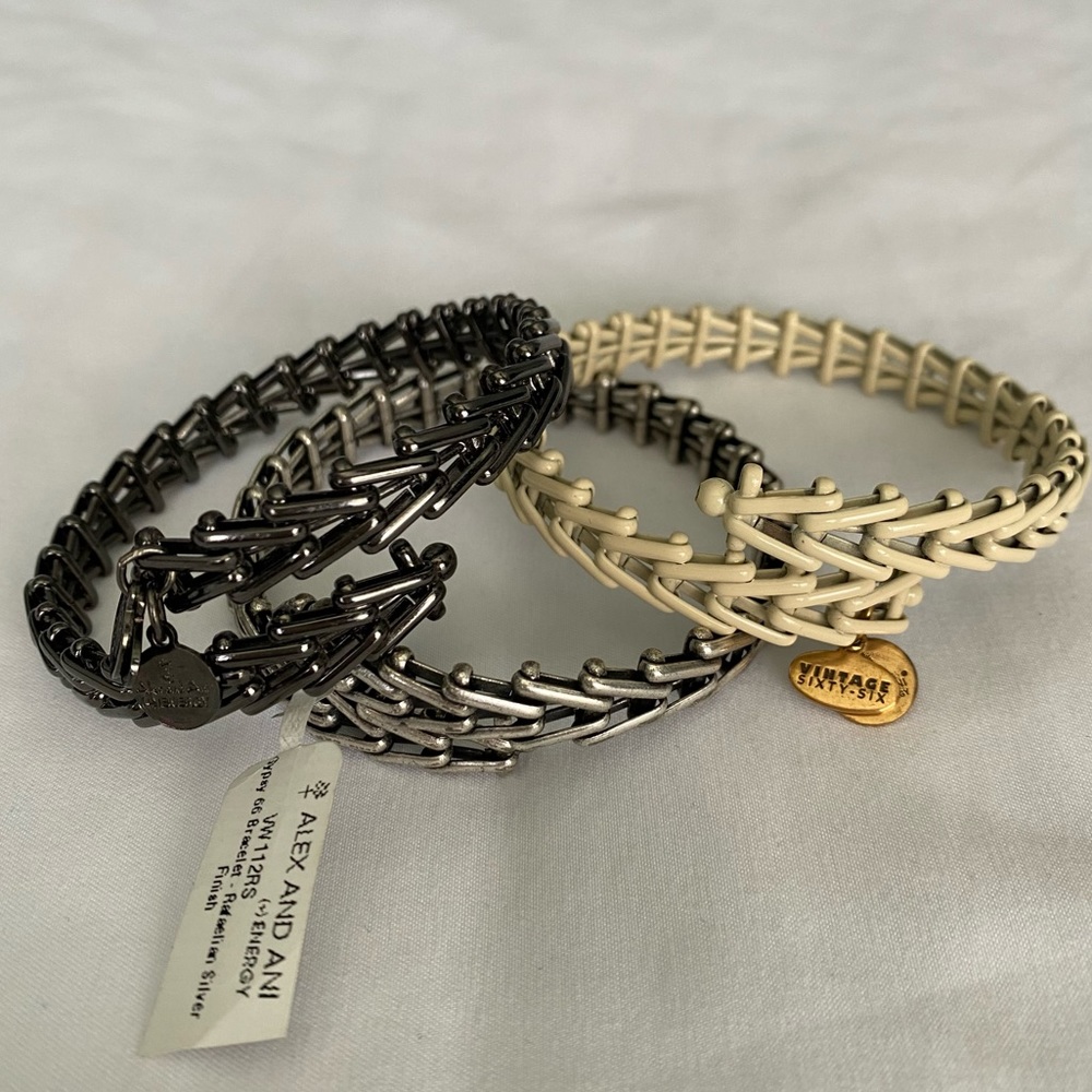 NEW $50/2 $30/1 Alex & Ani Gypsy 66 Wraps by Vintage Sixty-Six 3 COLORS